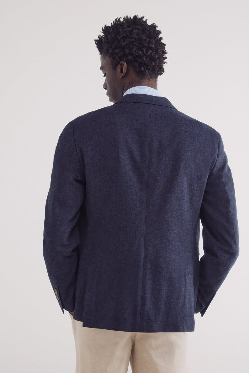 Cortefiel Blazer Lino-algodón