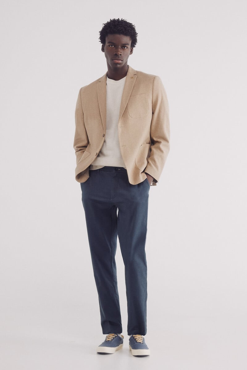 Cortefiel Blazer Lino-algodón