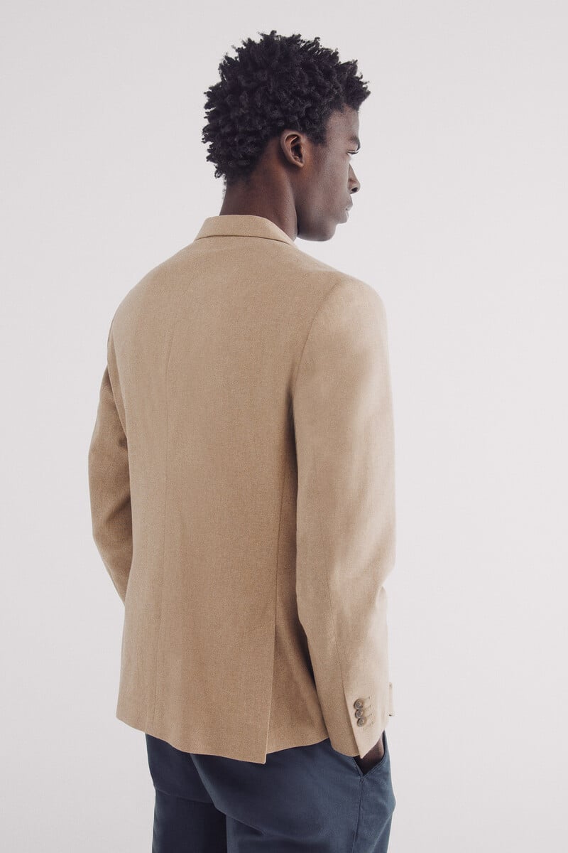 Cortefiel Blazer Lino-algodón