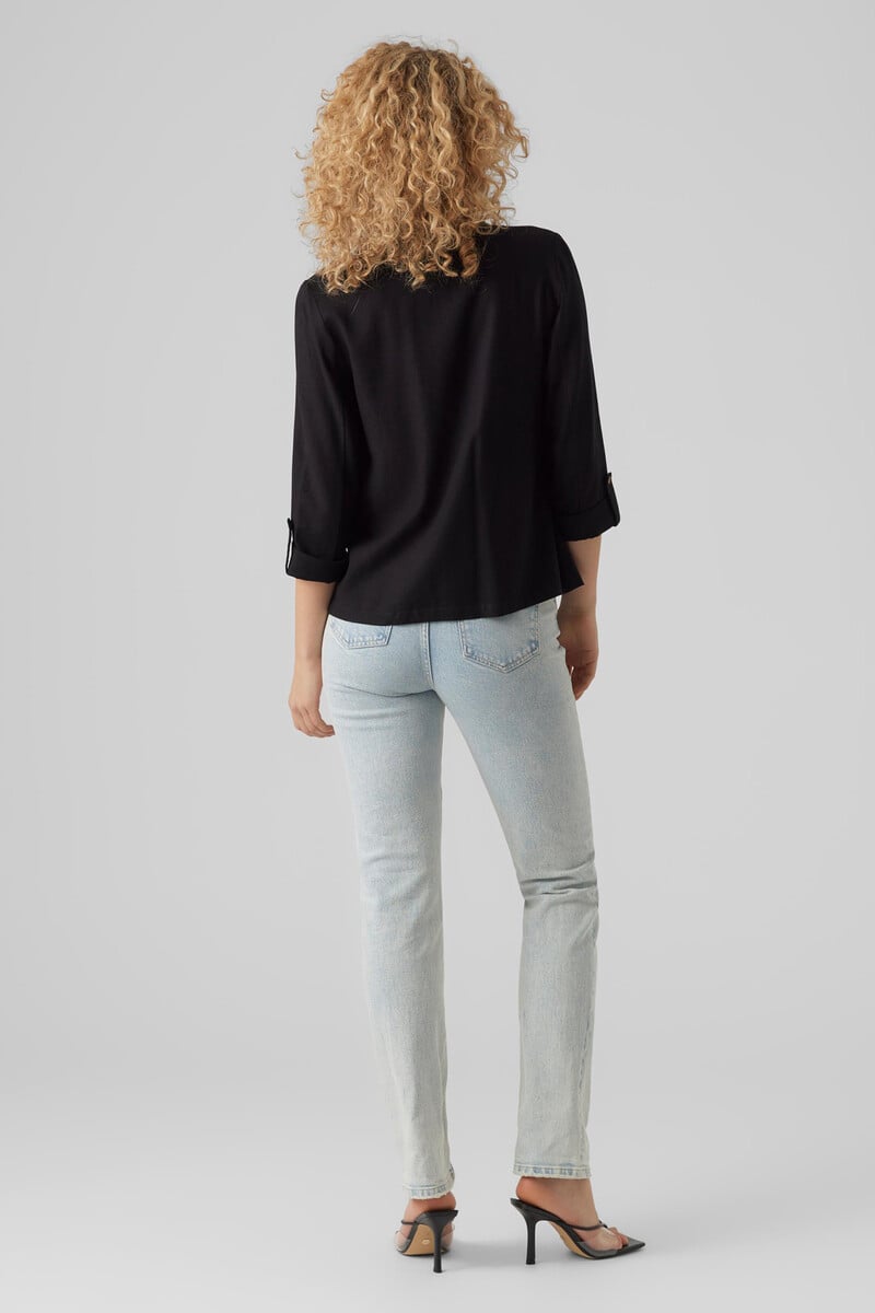 Cortefiel Blazer Lino Manga 3/4