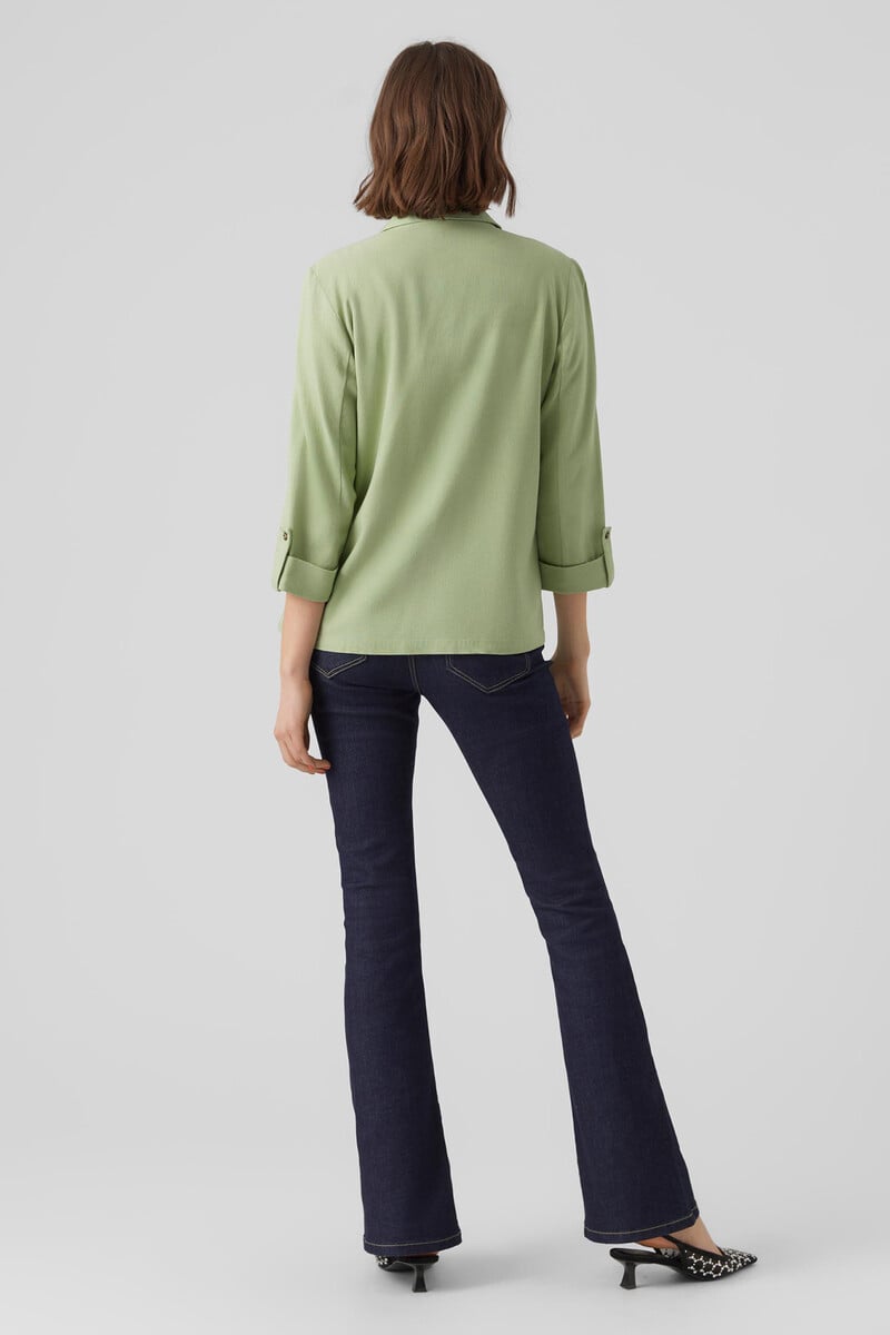 Cortefiel Blazer Lino Manga 3/4