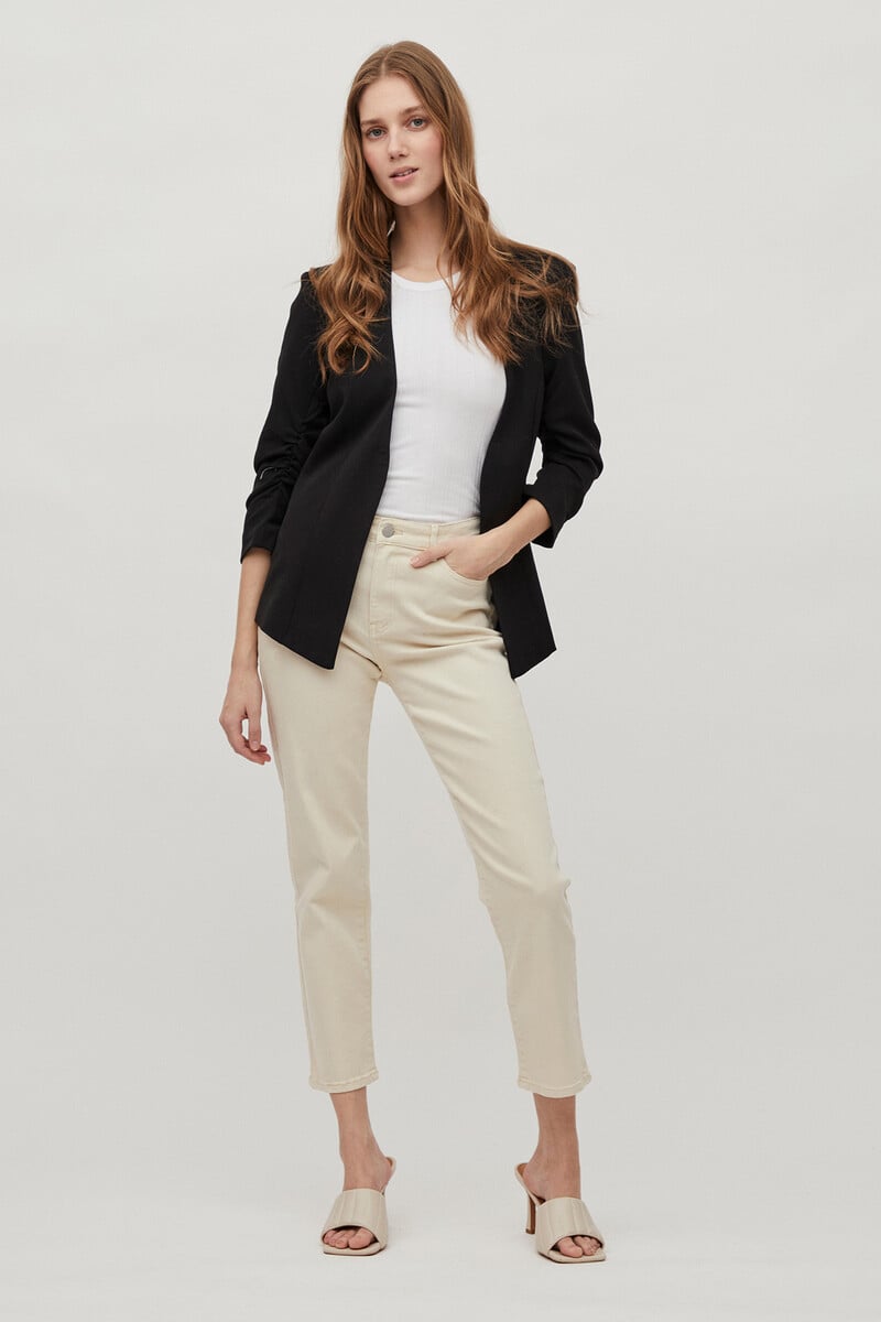 Cortefiel Blazer Manga Frunce Vila