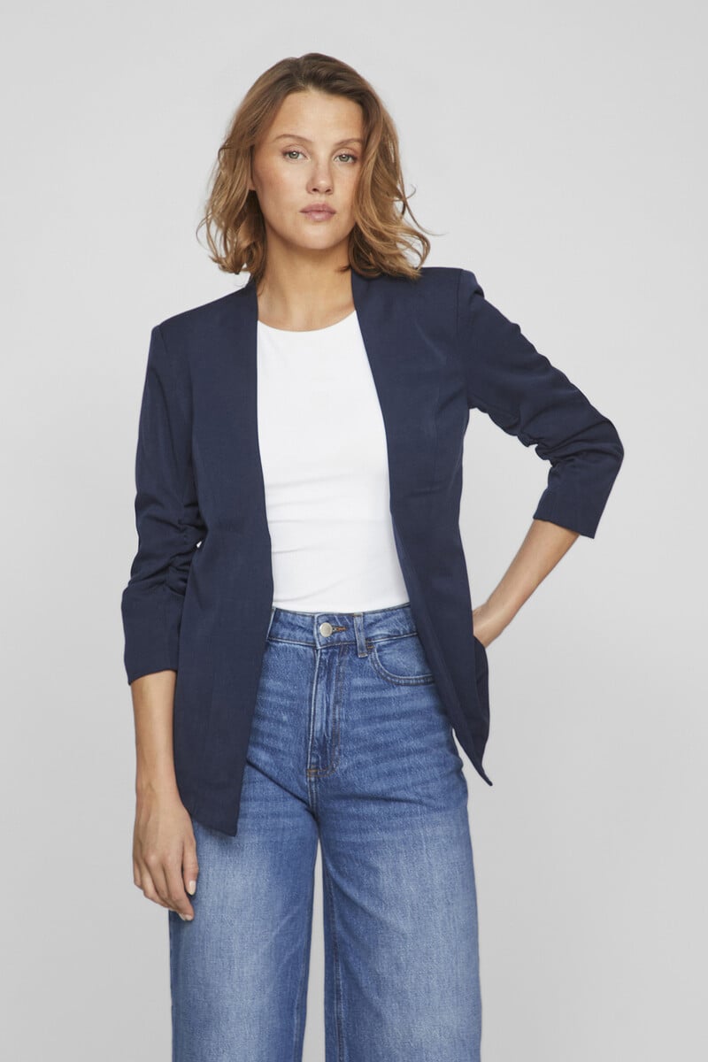Cortefiel Blazer Manga Frunce Vila