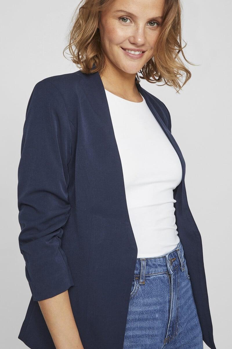 Cortefiel Blazer Manga Frunce Vila