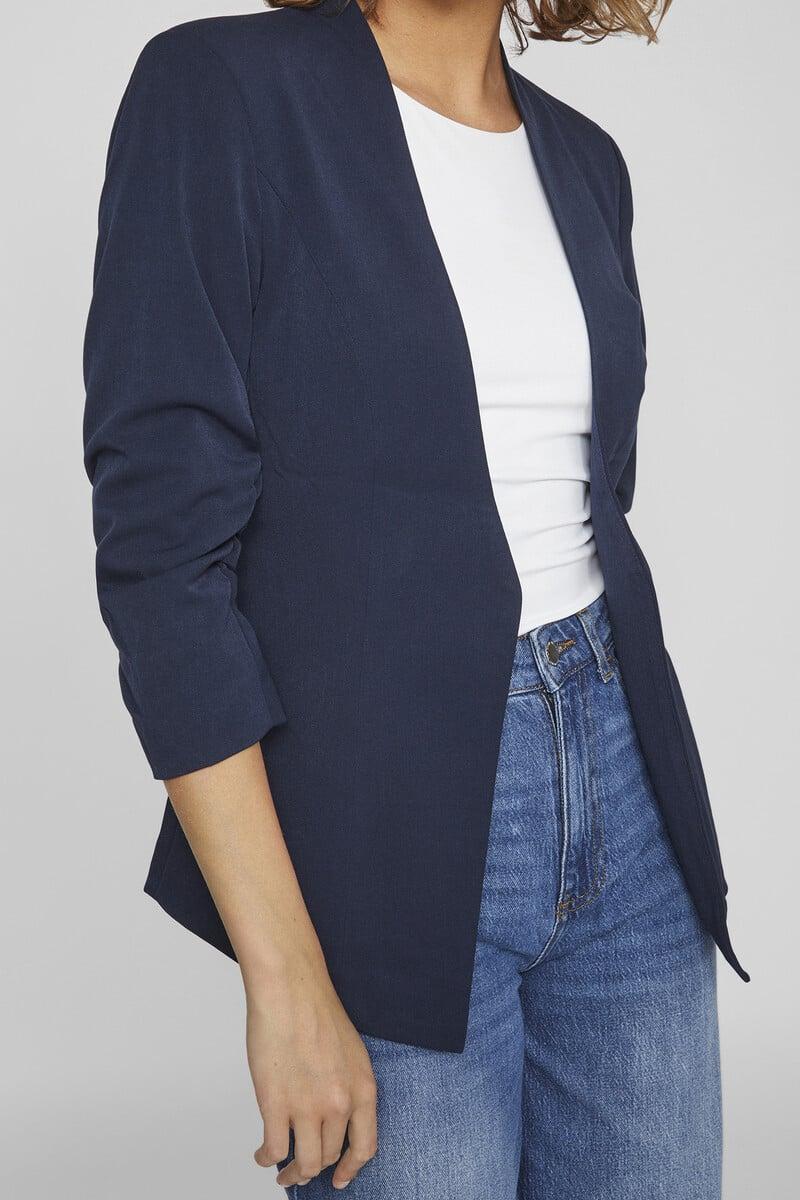 Cortefiel Blazer Manga Frunce Vila
