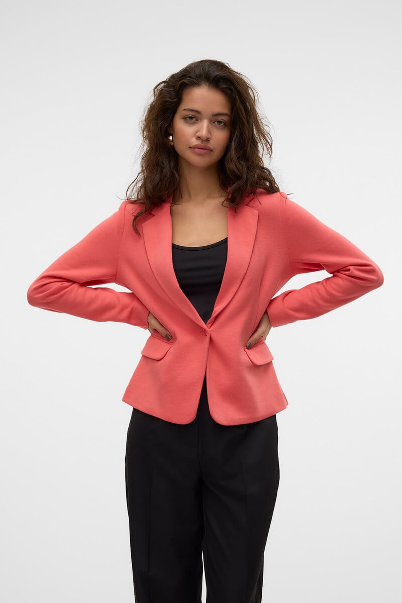 Cortefiel Blazer manga larga con bolsillos