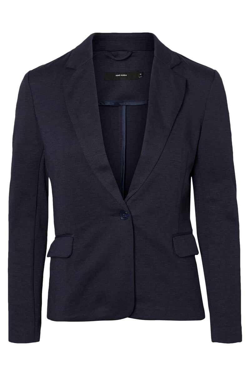 Cortefiel Blazer Manga Larga Con Bolsillos