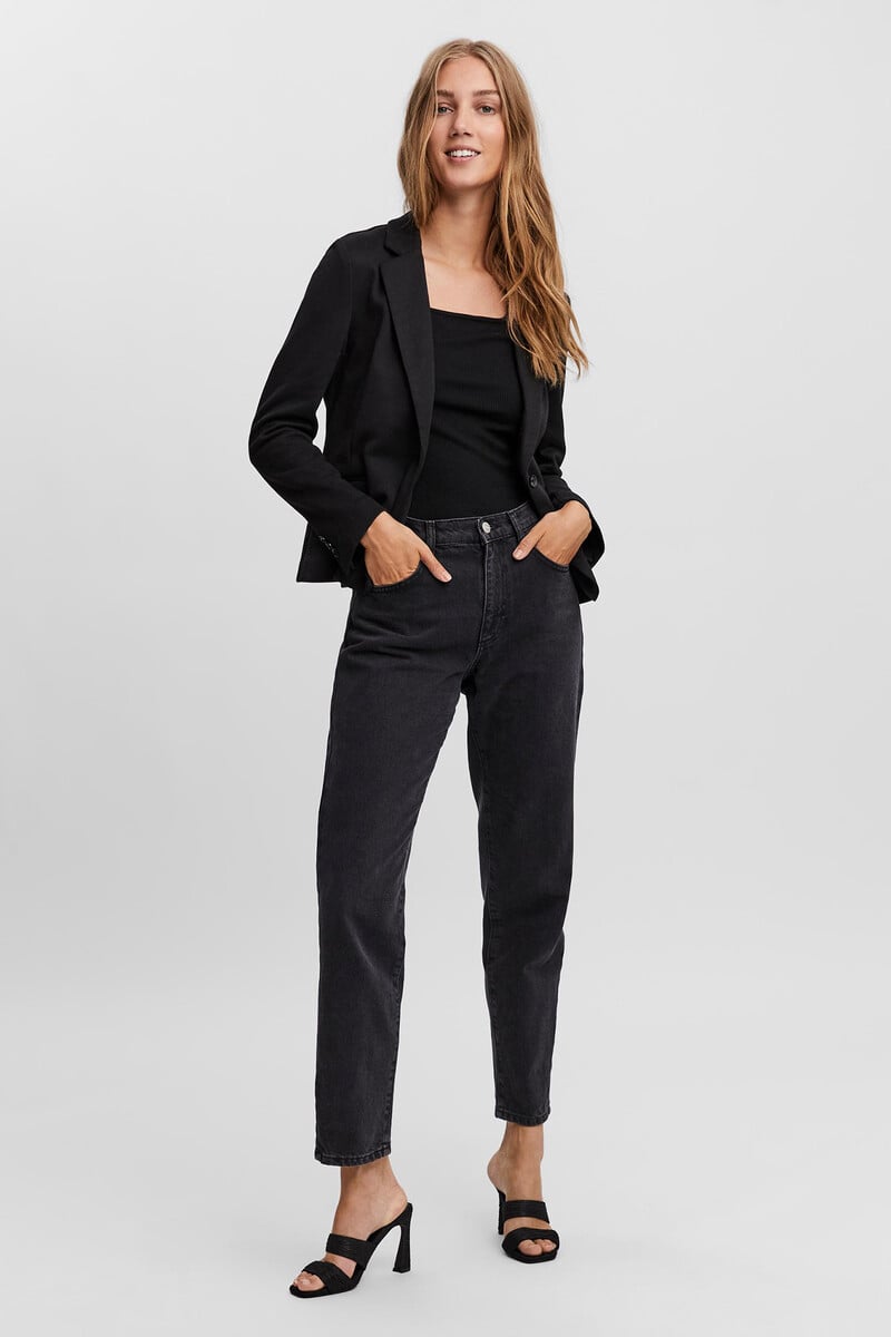 Cortefiel Blazer Manga Larga Con Bolsillos