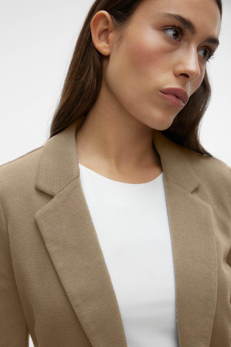 Cortefiel Blazer manga larga con bolsillos