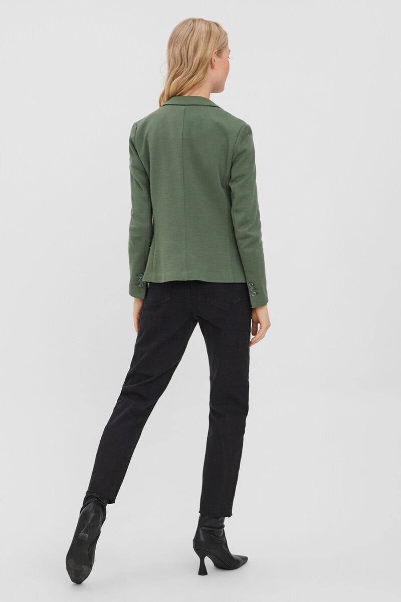 Cortefiel Blazer Manga Larga Con Bolsillos