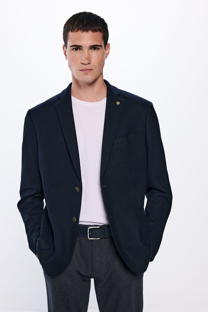Cortefiel Blazer Ojo De Perdiz