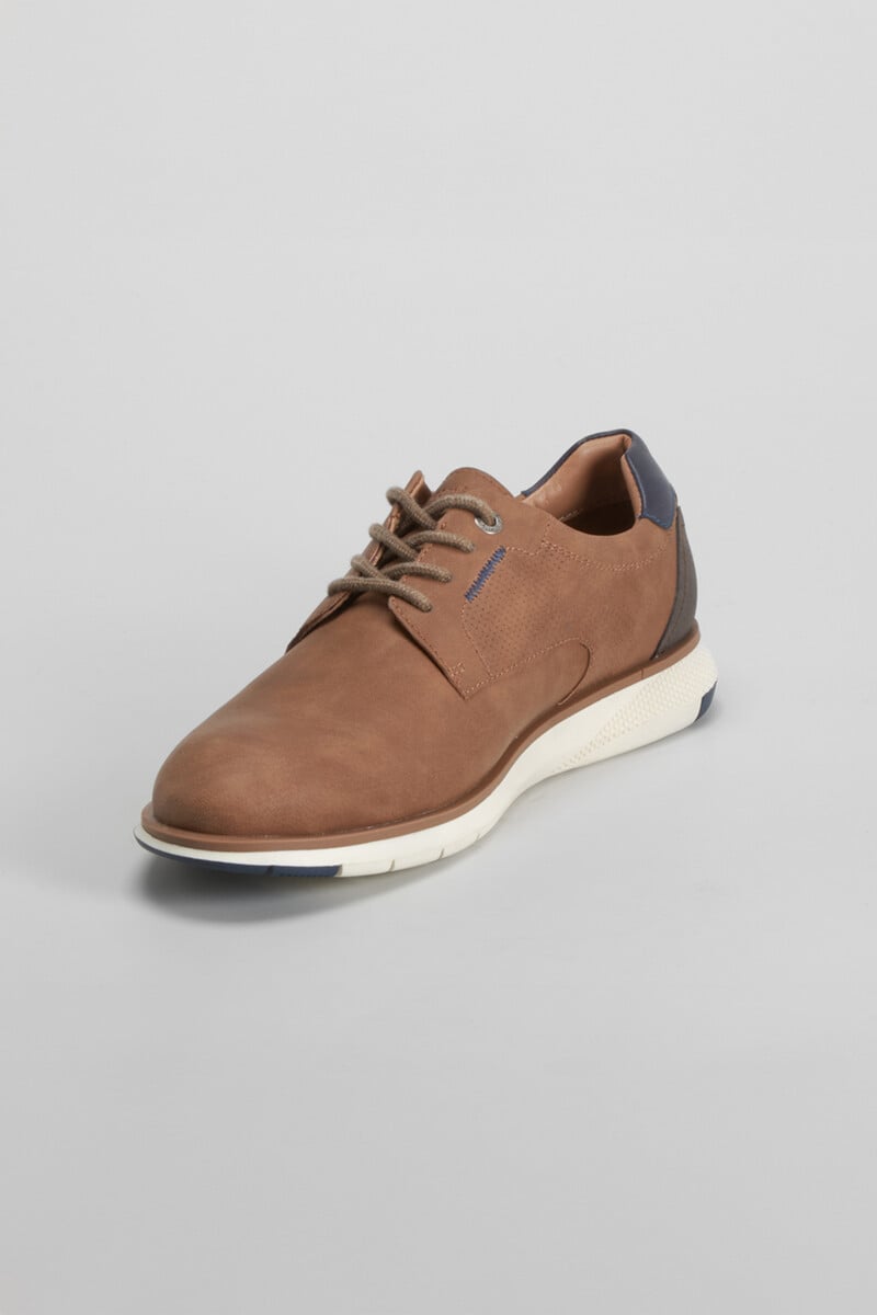 Cortefiel Blucher Hexaflex Marrón COMFEET