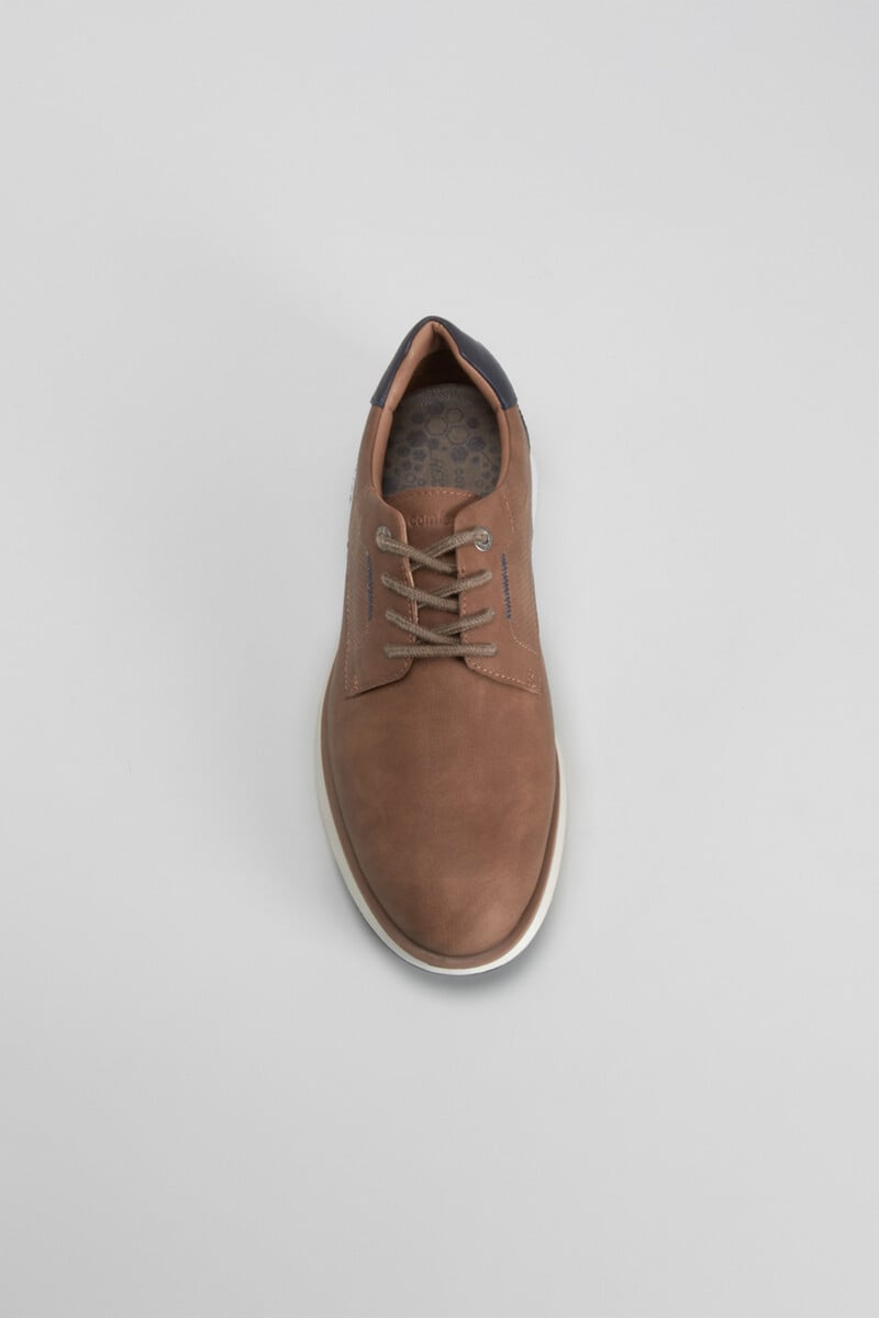 Cortefiel Blucher Hexaflex Marrón COMFEET