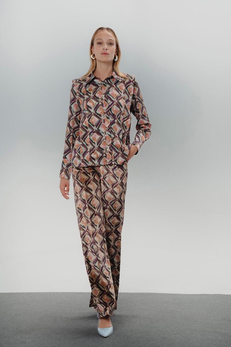 Cortefiel Blusa Acuarela Miranda