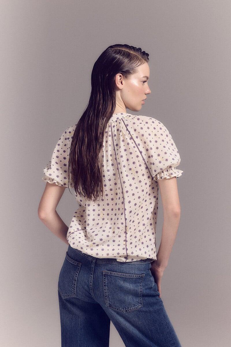 Cortefiel Blusa Bordada
