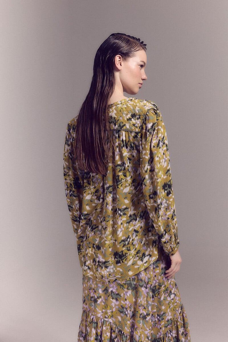 Cortefiel Blusa Canesú Acolchado