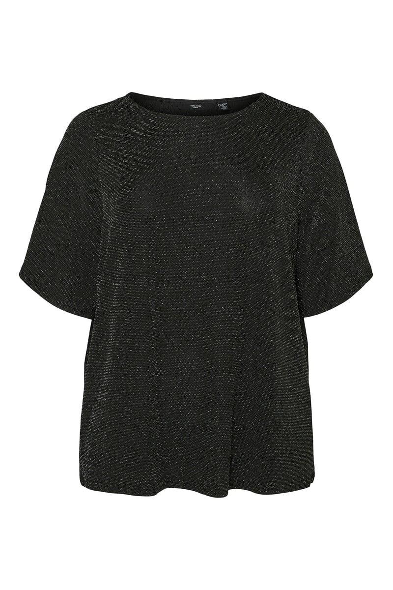 Cortefiel Blusa con efecto lúrex talla grande