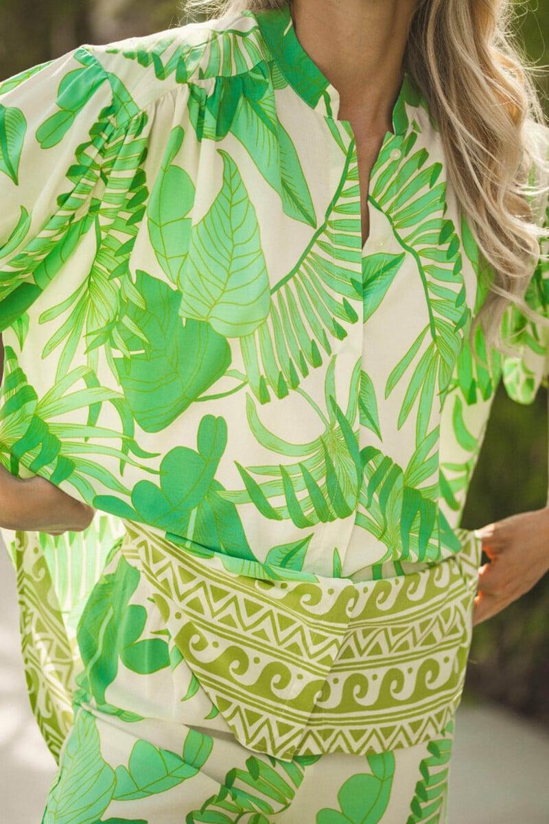 Cortefiel Blusa Con Escote En V
