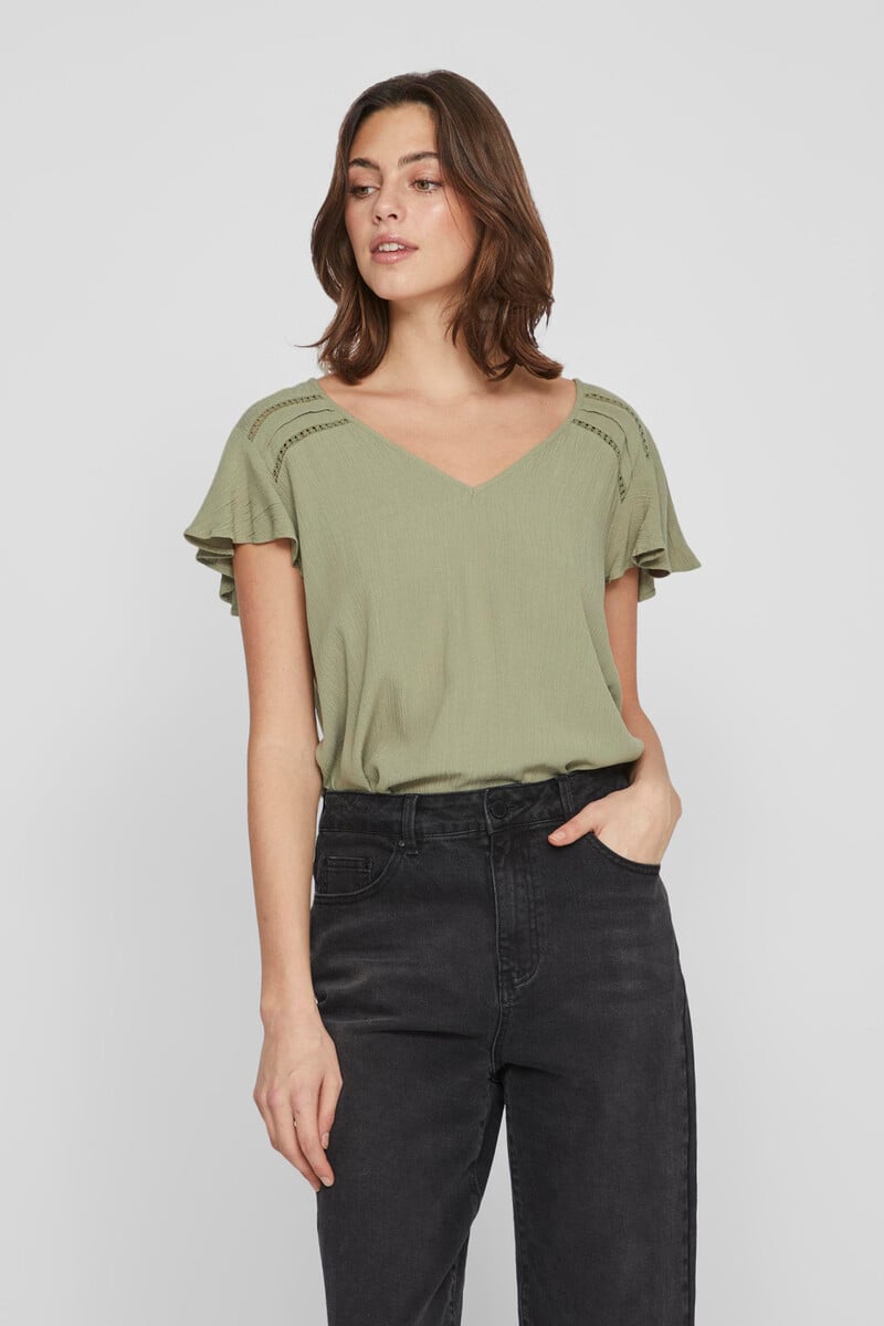 Cortefiel Blusa Cuello Escote