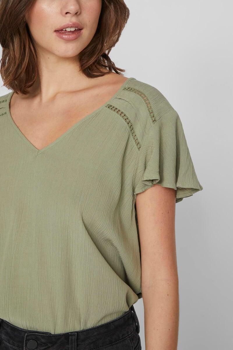 Cortefiel Blusa Cuello Escote