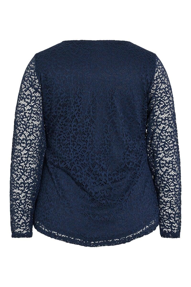 Cortefiel Blusa De Encaje Curvy