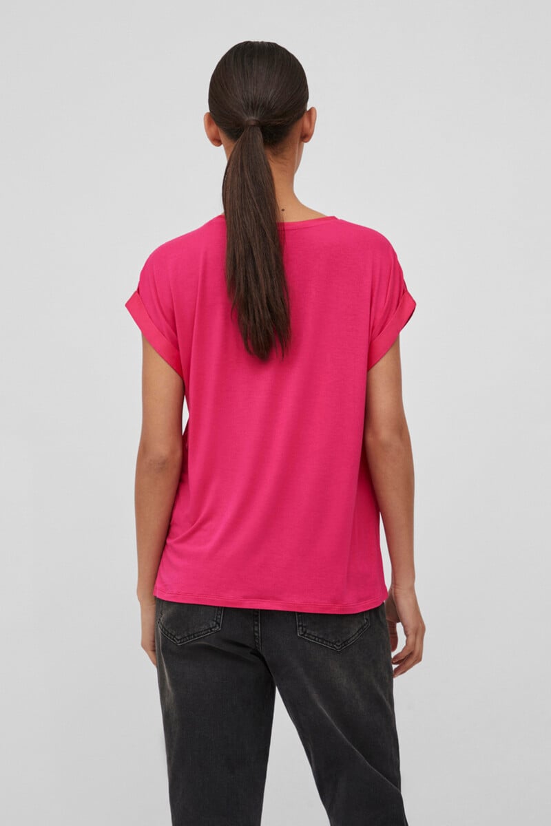 Cortefiel Blusa De Manga Corta Satinada