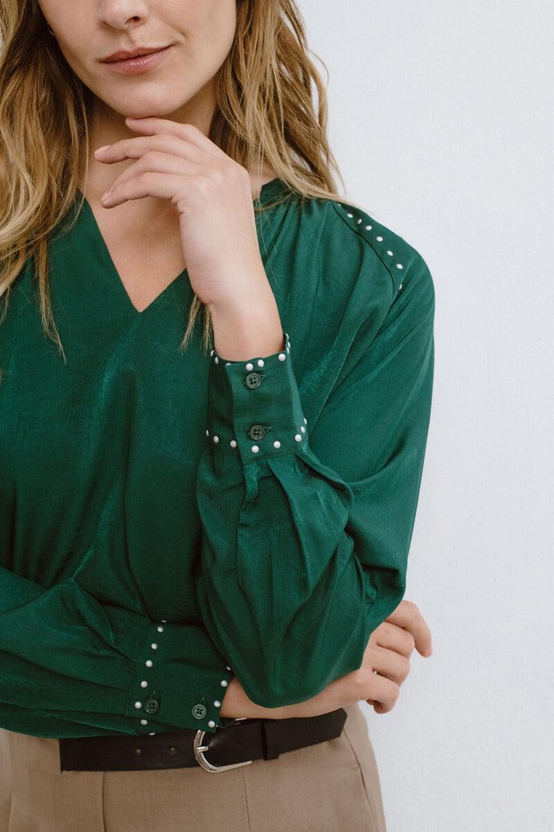 Cortefiel Blusa De Manga Larga