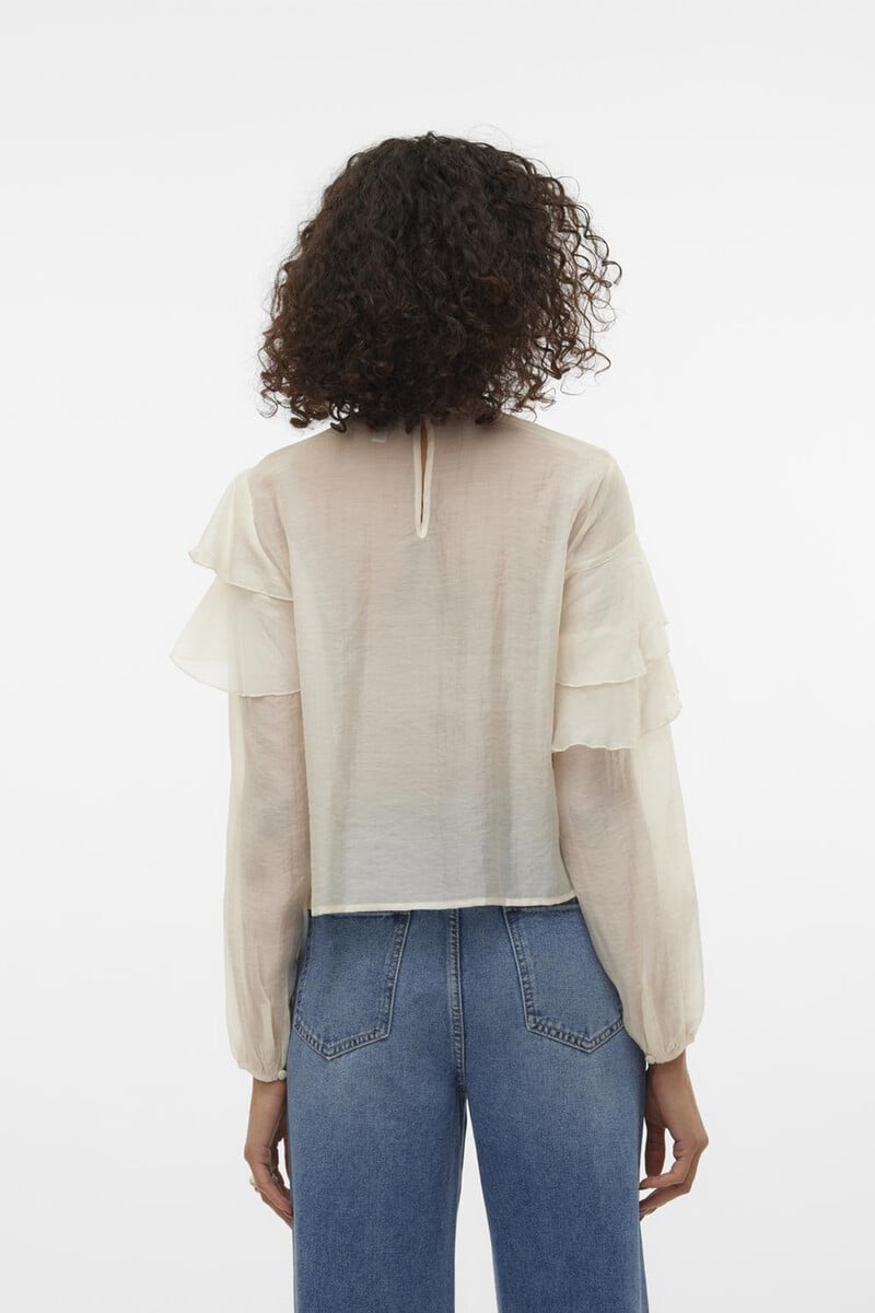 Cortefiel Blusa De Volantes