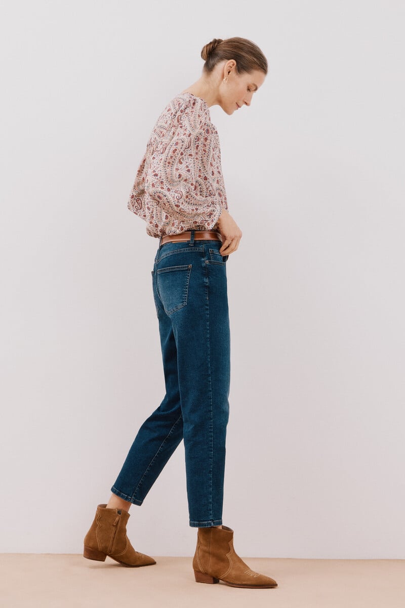 Cortefiel Blusa Estampada