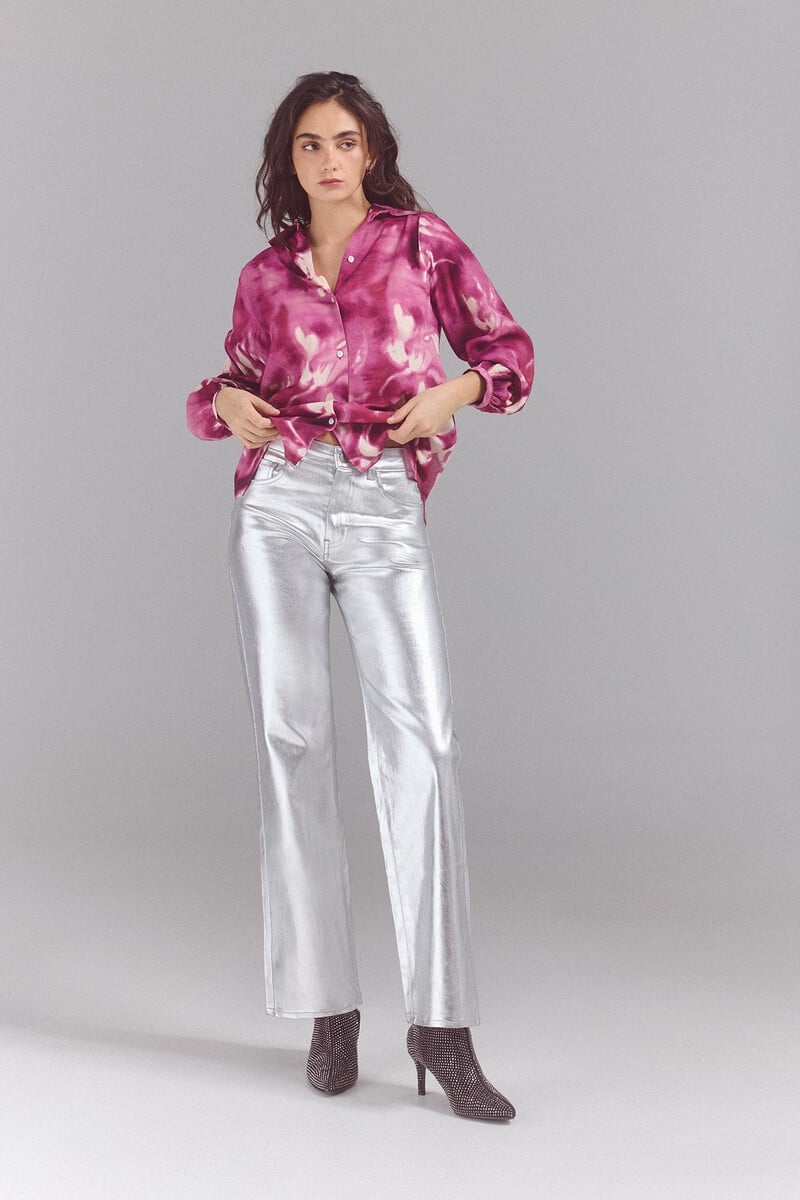 Cortefiel Blusa Estampada