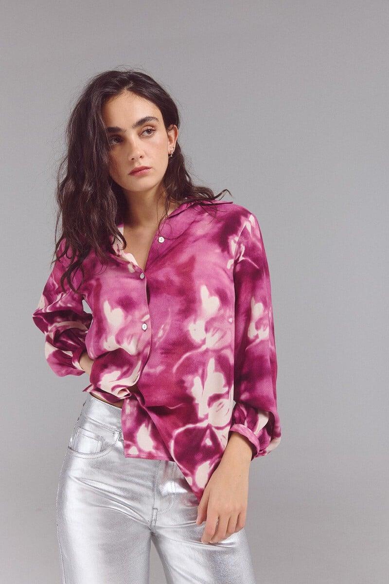 Cortefiel Blusa Estampada