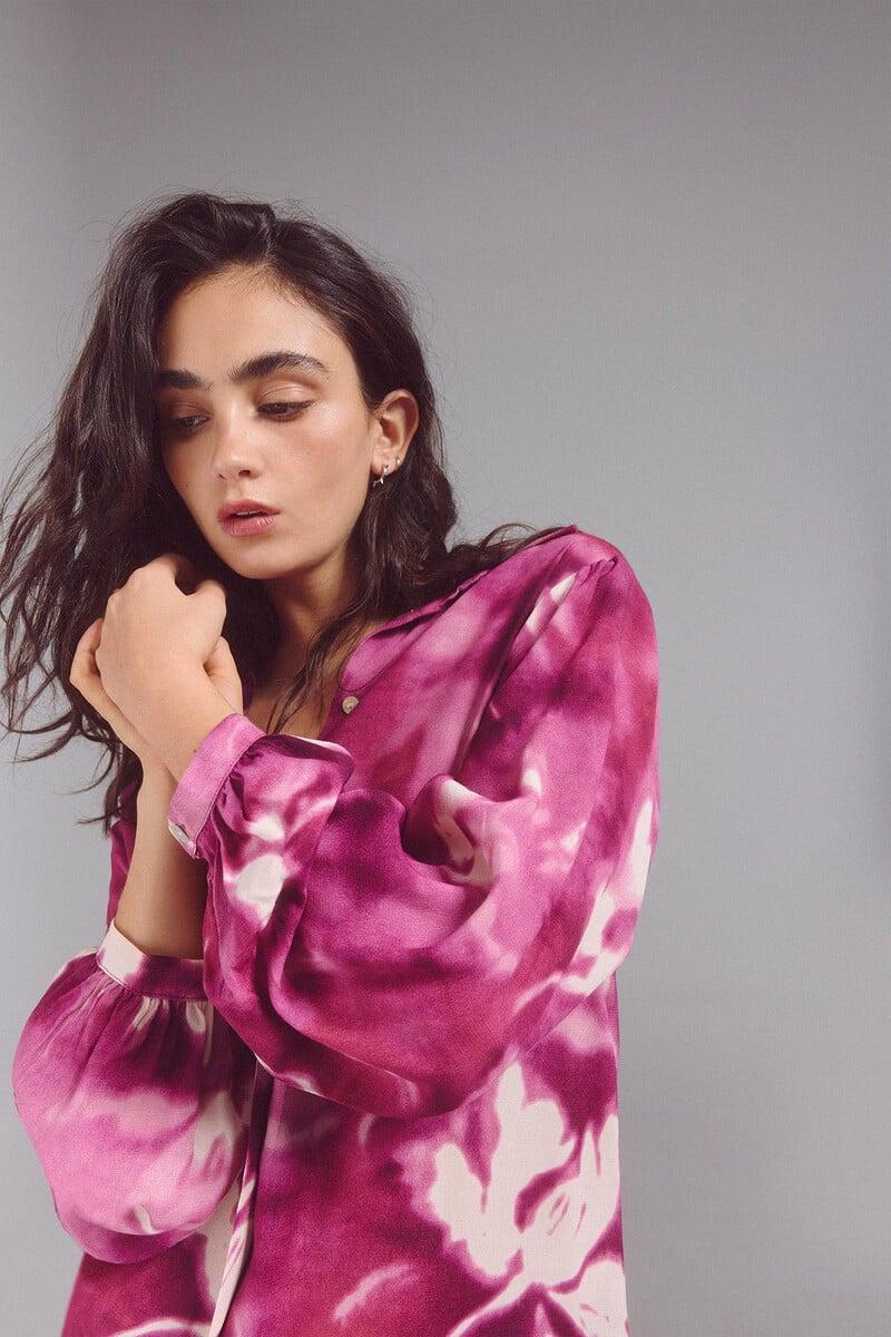 Cortefiel Blusa Estampada