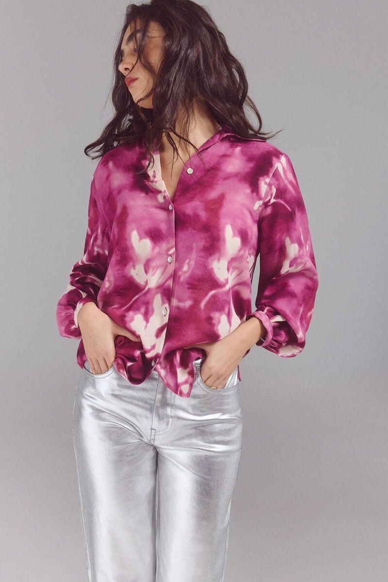 Cortefiel Blusa estampada