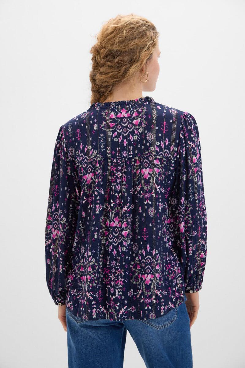 Cortefiel Blusa Fluida Lurex