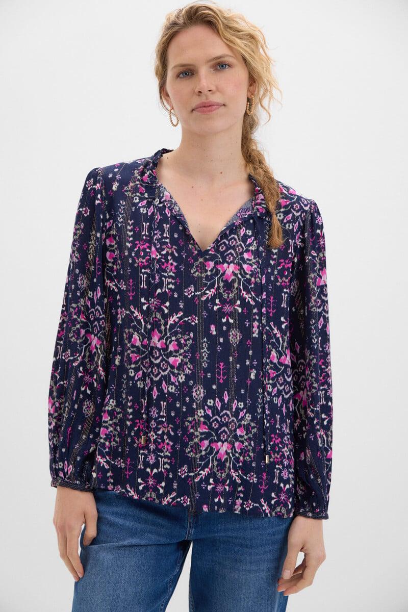 Cortefiel Blusa Fluida Lurex