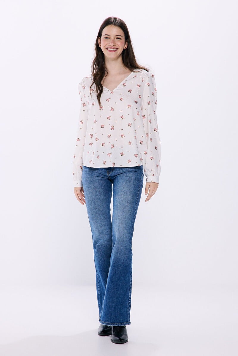 Cortefiel Blusa Fluida