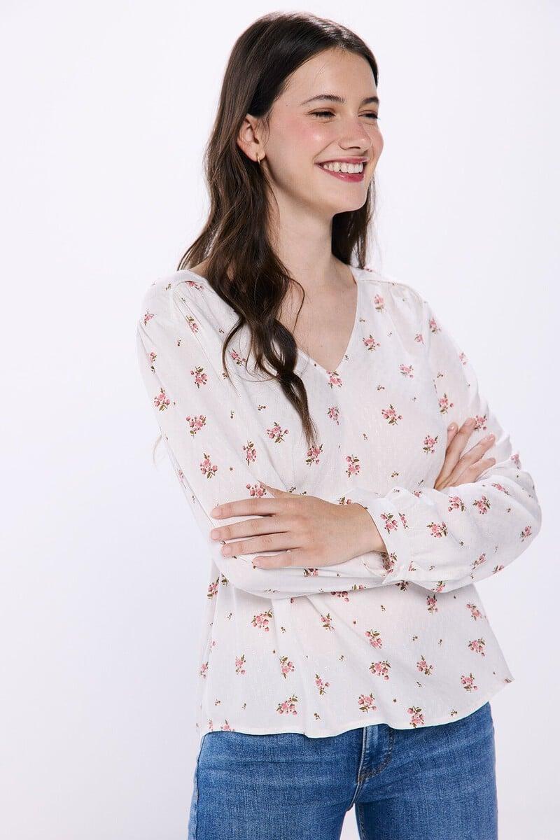 Cortefiel Blusa fluida