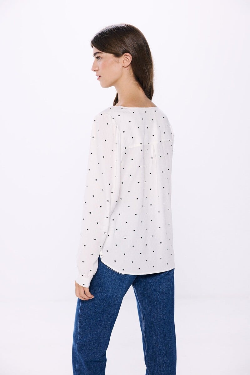 Cortefiel Blusa Fluida