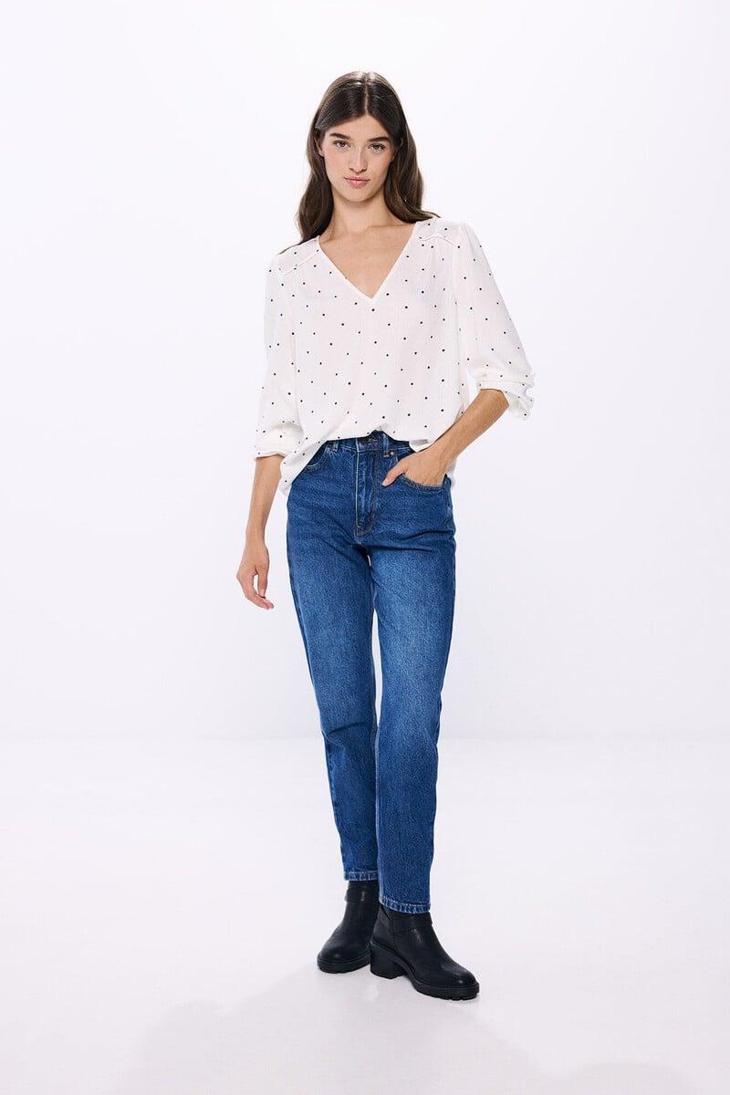 Cortefiel Blusa fluida
