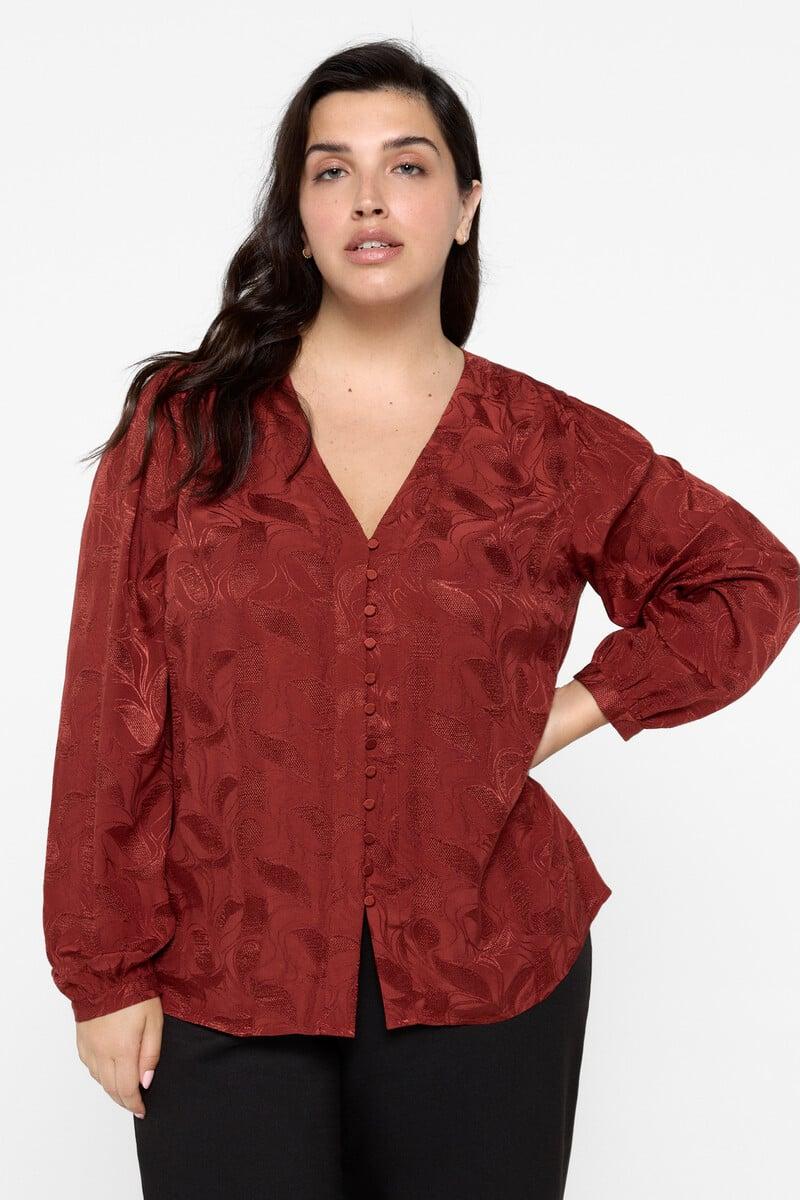 Cortefiel Blusa Jacquard Talla Grande