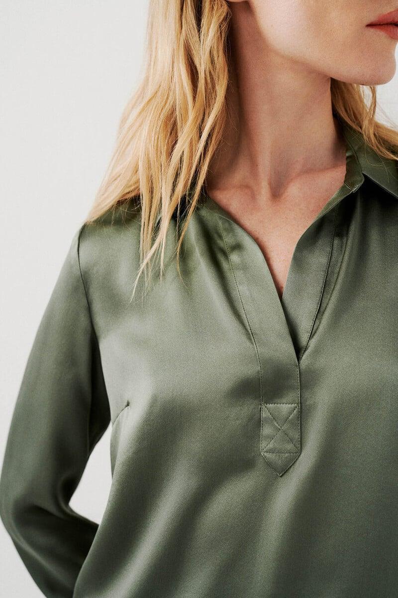 Cortefiel Blusa Lovely1 100% Seda