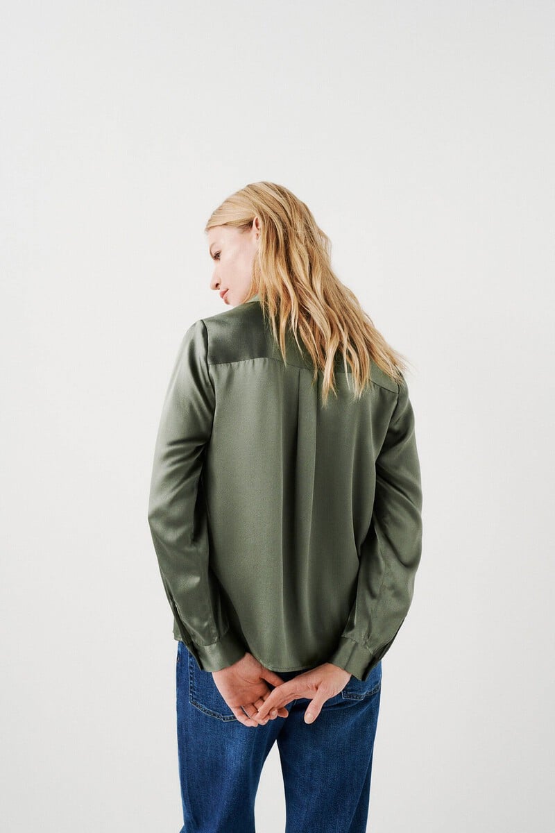 Cortefiel Blusa Lovely1 100% Seda