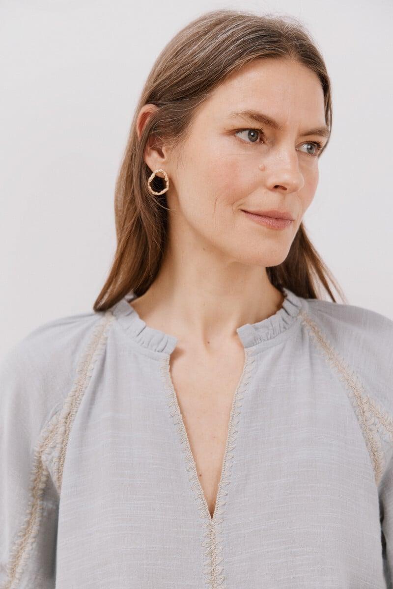 Cortefiel Blusa manga corta