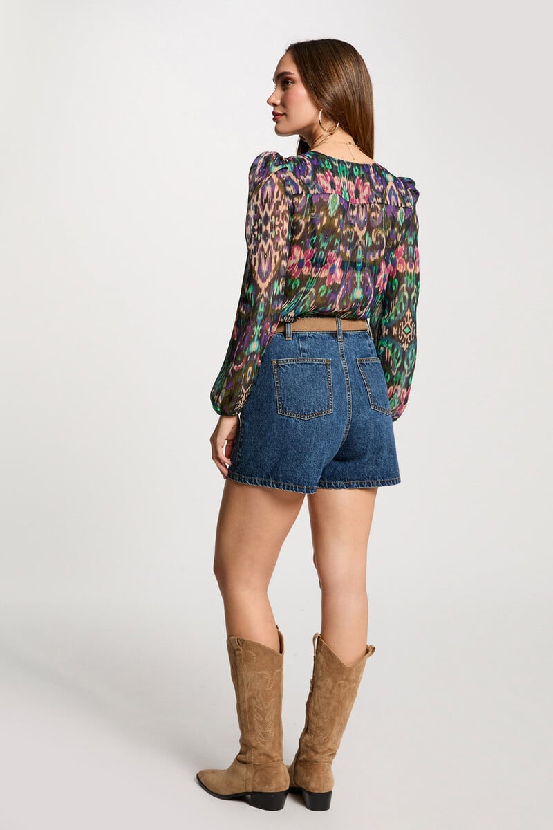 Cortefiel Blusa Manga Larga