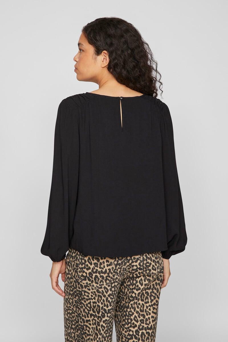Cortefiel Blusa Manga Larga Abullonada