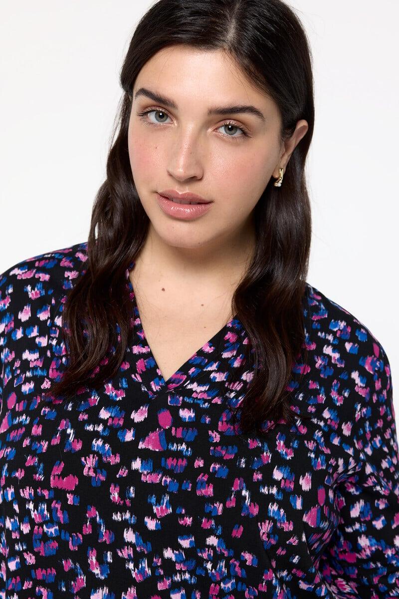 Cortefiel Blusa Manga Larga Curvy