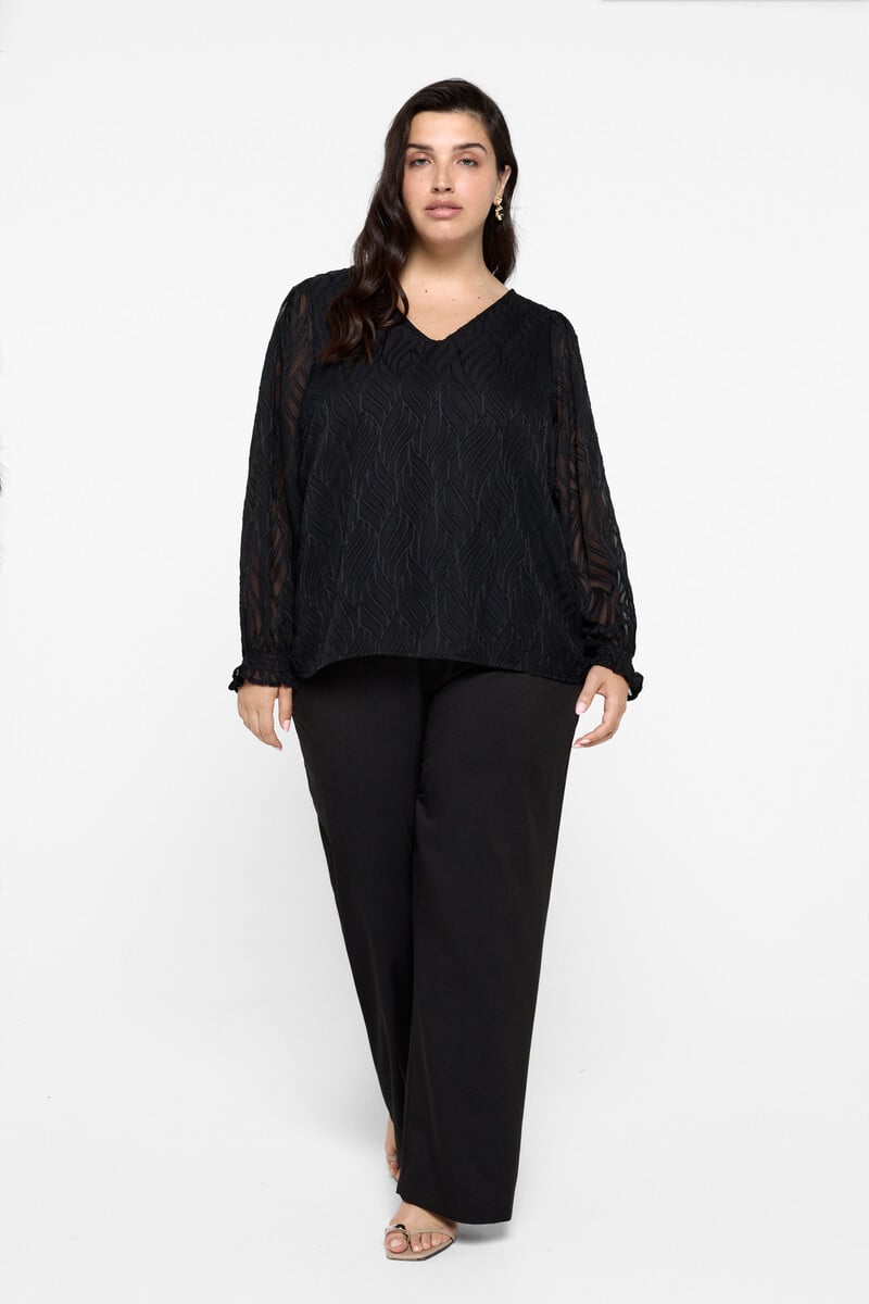 Cortefiel Blusa Manga Larga Curvy