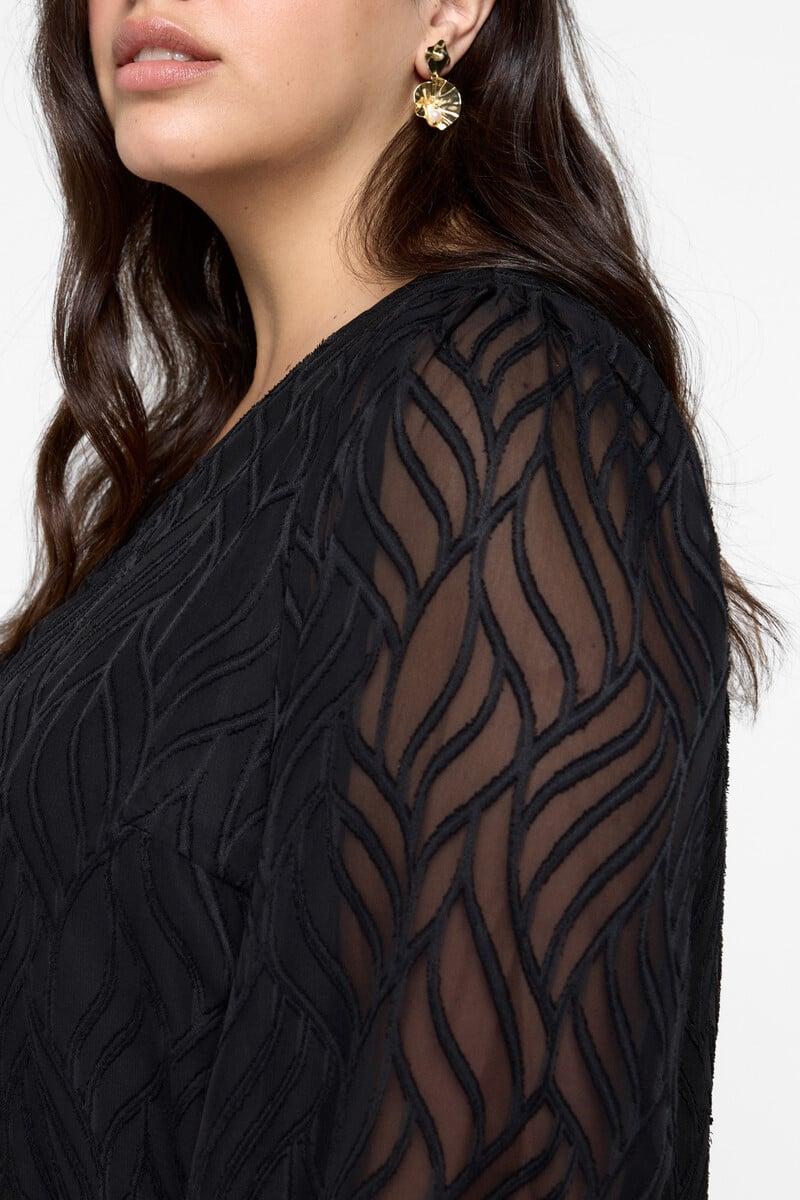 Cortefiel Blusa Manga Larga Curvy