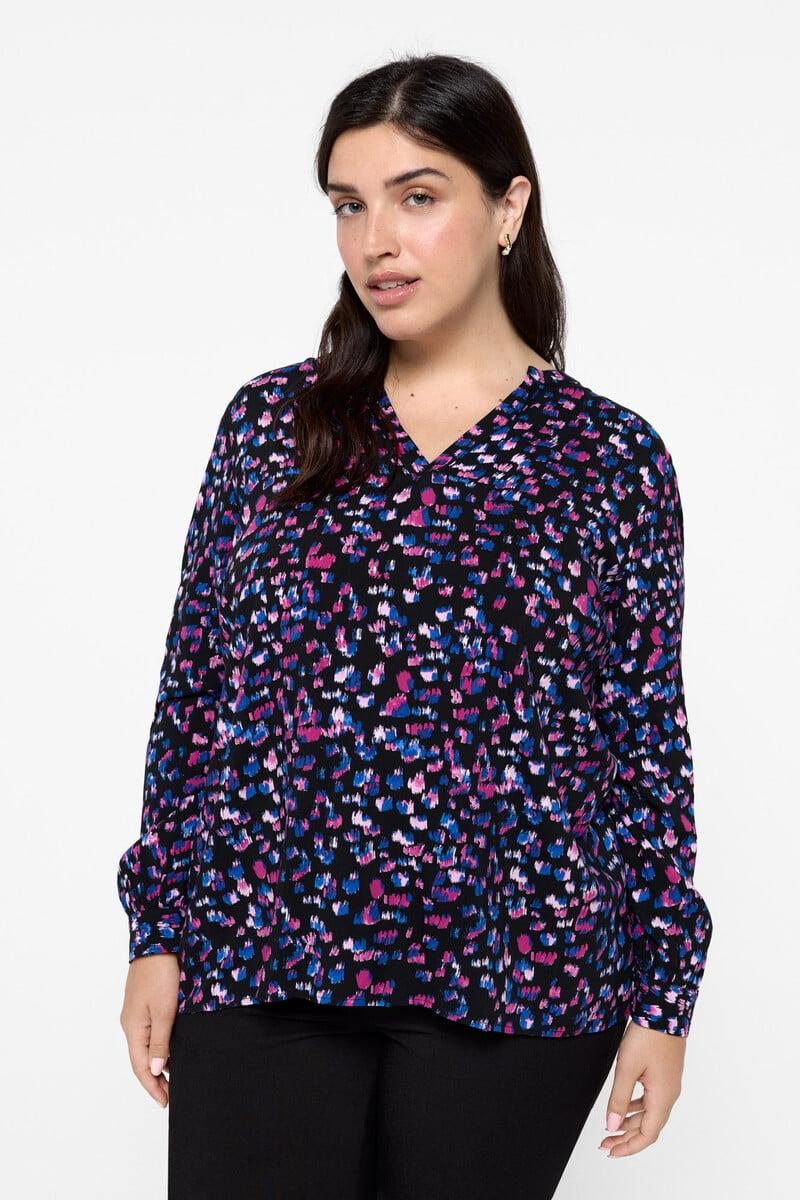 Cortefiel Blusa manga larga curvy