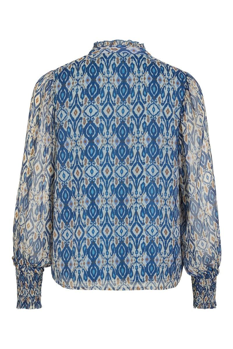 Cortefiel Blusa Manga Larga Estampada